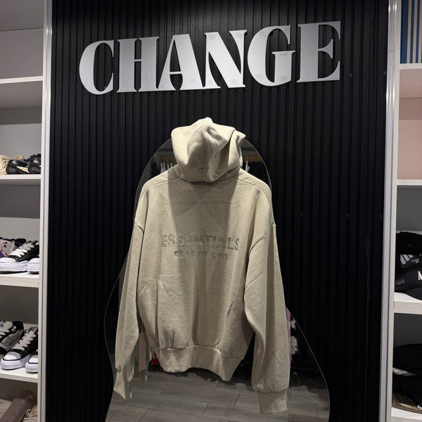 2025 ESSENTIAL HOODIE HEATHER STONE