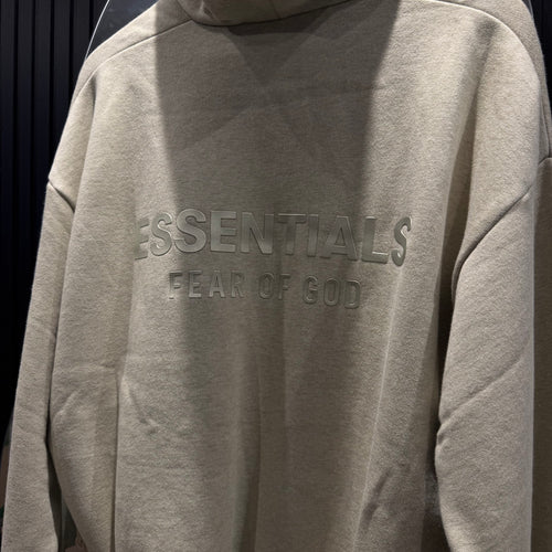 2025 ESSENTIAL HOODIE HEATHER STONE