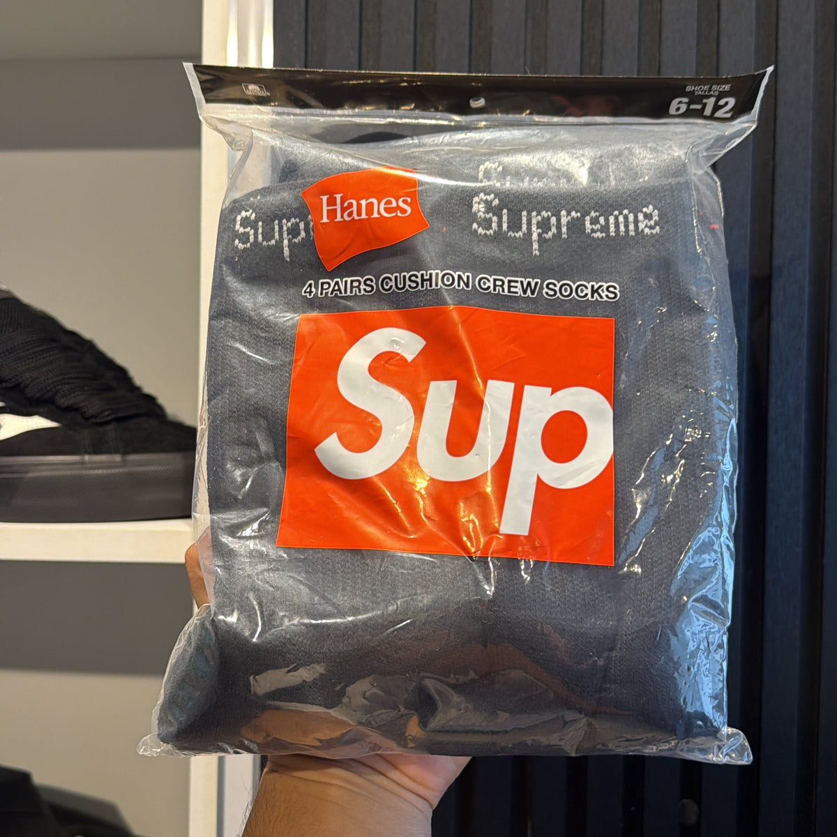 4PACK MEDIAS SUPREME NEGRAS