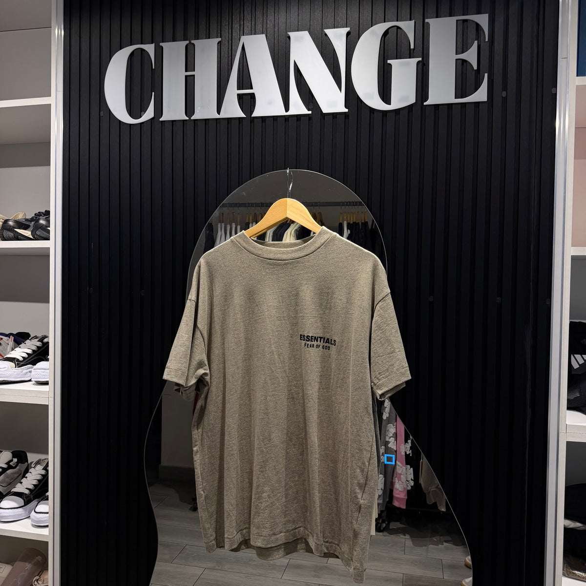 FW24 ESSENTIALS TEE HEATHER GRAY