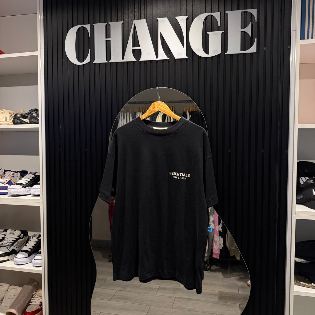 FW24 ESSENTIALS TEE JET BLACK