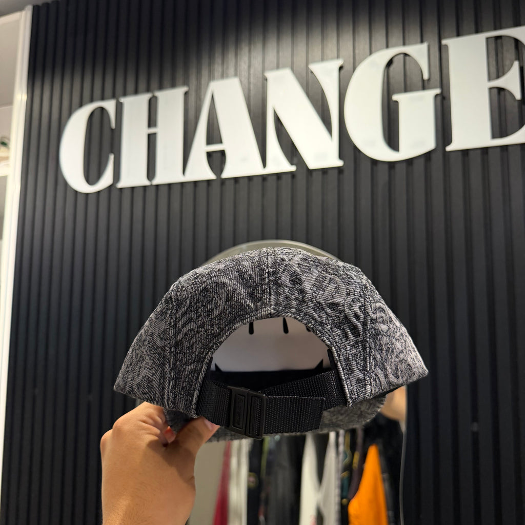 STICHEDOLD ENGLISH CAMP CAP WASHED BLACK