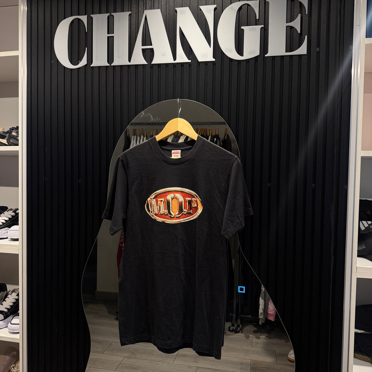 SUPREME M.O.P. TEE BLACK (FW 24)