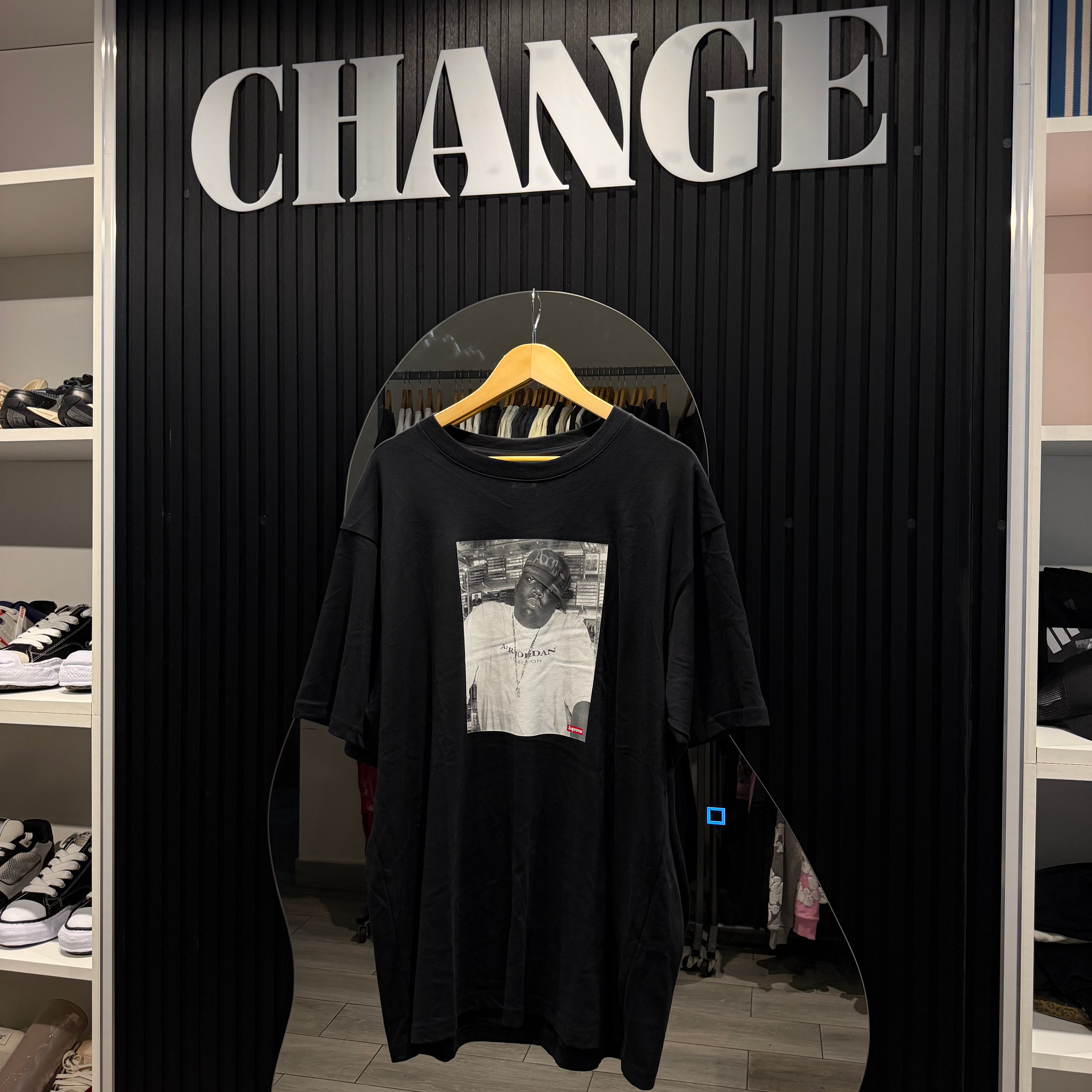 SUPREME TEE JORDAN BIGGIE BLACK FW24