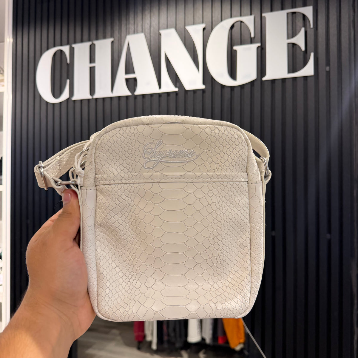 Supreme Nike Leather Shoulder Bag