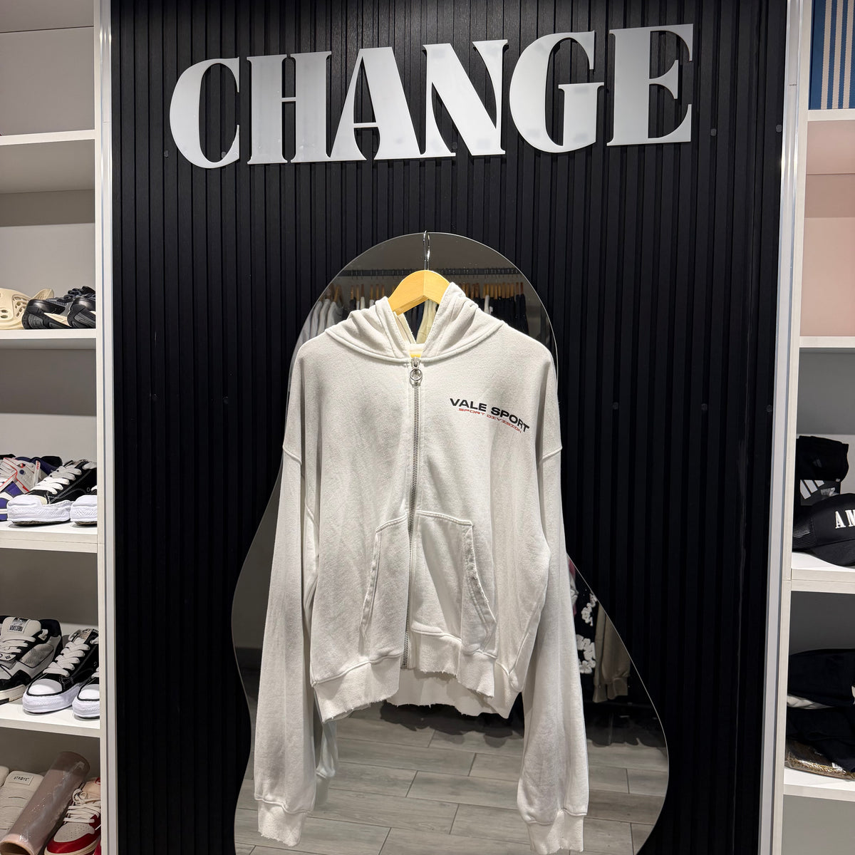 Vale Forever Staple Zip Up 'White'